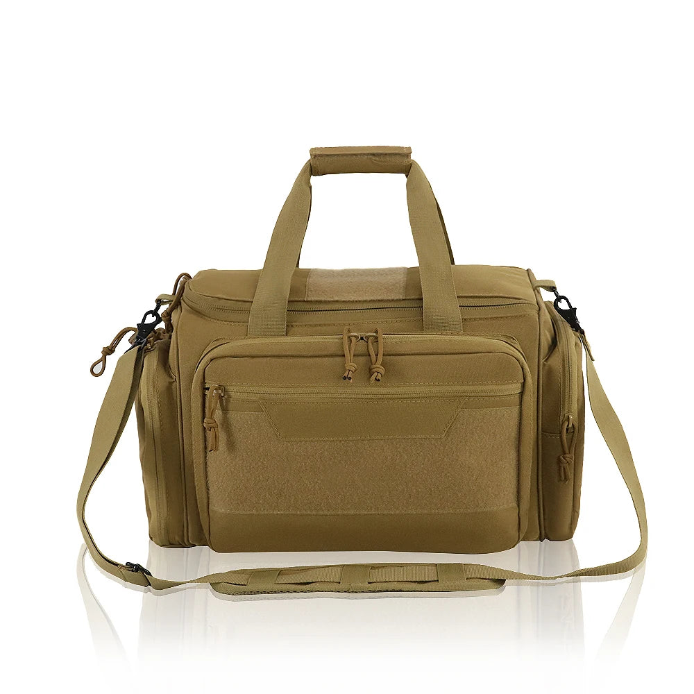 Tactical MOLLE Messenger Bag Waterproof 600D Laptop Briefcase for Outdoor/Climbing Shoulder Bag with Multifunction Compartments