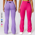 SHINBENE 29" Seamless Women's Flare Leggings Bell Bottom Leggings Butt Scrunch High Waist Bootcut Yoga Pants