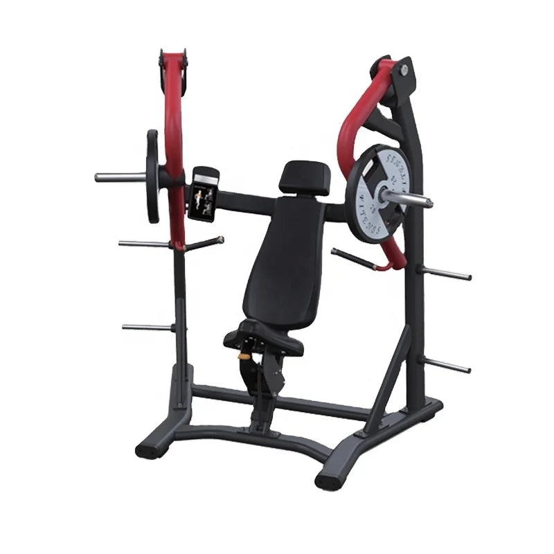 Safety Steel Medium Loader Decline Chest Press Gym Fitness Equipment with Free Weights Plate Loaded