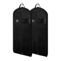 Ruthbag New Black Garment Bags Suit Bags for Travel 54 Inch Breathable Dresses Cover Bag with Gusseted Clear Window and ID Card