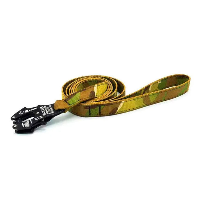 Manufacturer Nylon Webbing Custom Camouflage Pattern Metal Frog Clip Pet Dog Lead for Dog Training Walking
