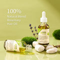 Private Label 100% Natural Organic Rosemary Castor Oil Men Women Scalp Hair Growth Elixir Care Serum Hair Treatment Growth Oil