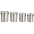 Coffee Storage Sealed Tank Stainless Steel Storage Jar Coffee Tea Sealed Jar Kitchen Coffee Bean Storage Containers