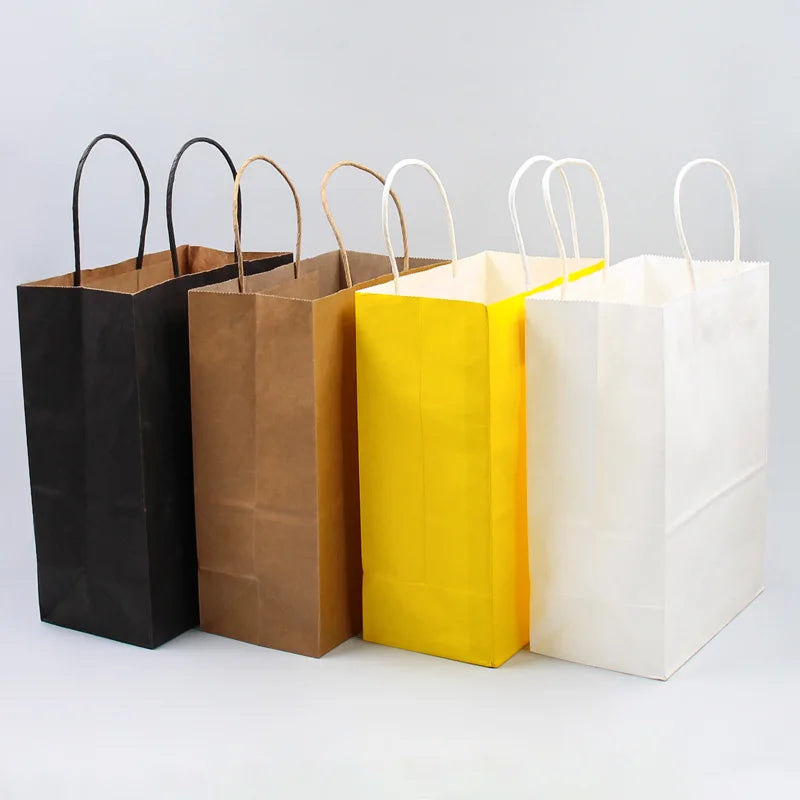 Wholesale Brown Kraft Paper Bags Custom Shopping Paper Bag With Logo Fashion Paper Shipping Bags for Clothing