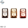 Latest Design Swimwear Accessory Metal Stopper Handmade Engraved logo Loose Beads for Girl Bracelet