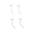 G23 Titanium Curved Threadless Piercing Tapers 16g Body Jewelry Stretching Kit for Wedding for Lips Pattern