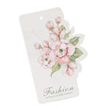 Factory Direct Sales Recycled Eco Friendly Coated Paper hang Tag Printing Die Cut Special Shape Garment Tag