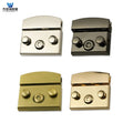 Professional Luggage Mortise Lock Hardware Accessories High Quality Light Gold Zinc Alloy Die-Casting Combination Lock Thickened