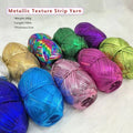 Handmade DIY Bag Featuring 100% Polyester T-Shirt Crochet Yarn Strong Smooth Metallict-Shirt Fancy Yarn