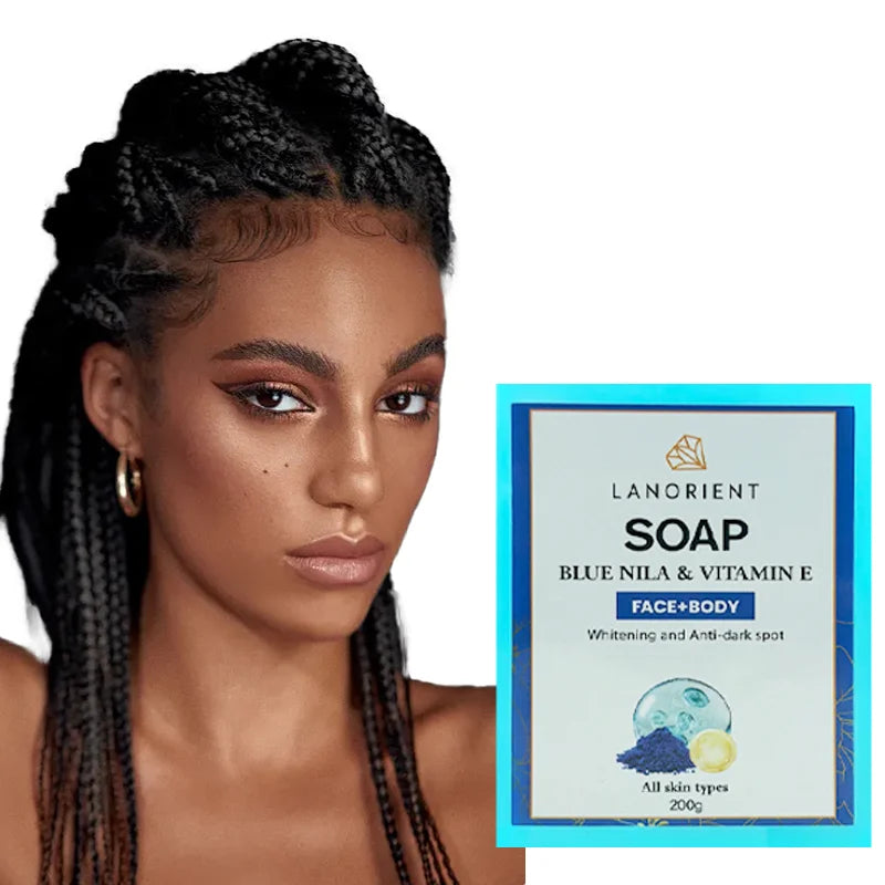 LANORIENT Skin Care Products Handmade Soap Natural Organic Skin Whitening BULE NILA Soap for All Skin Types