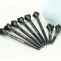 Supply 45/70/83mm Wood Bamboo Plastic Golf Tees Unbreakable Colorful Custom Logo Stripes Tee Golf Accessories