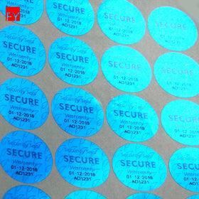 Custom Holographic Label Laser Vinyl Sheet Roll with Logo Packaging Labels Printing Hologram Sticker for Perfume and Lipstick