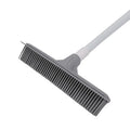 DOOSO Floor Scrubbing Broom 2 in 1 Magic Rubber Broom with Rubber Seal with Squeegee