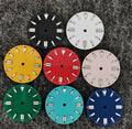 NH36 Dial Super Luminous Metal Watch Dial 28.5mm C3 Case S Dial Compatible with NH36 Movement Watch Accessories Parts