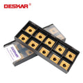 For DESKAR CNC Lathe Turning Tools Carbide Inserts for Machining Steel Parts More Impact Resistant SNMG120408-TM LF9028 OEM