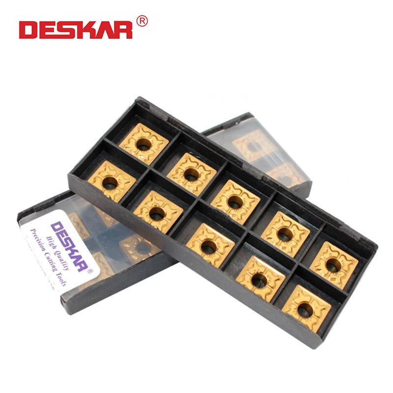 For DESKAR CNC Lathe Turning Tools Carbide Inserts for Machining Steel Parts More Impact Resistant SNMG120408-TM LF9028 OEM