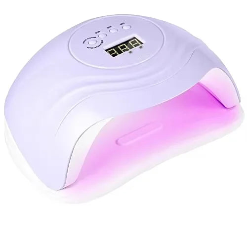 Professional 168W UV LED Nail Dryer Cordless Portable Gel Polish Drying Lamp 4 Gear Timer Manicure Equipment Tools Made Plastic