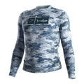Long Sleeve FishShield UV Protection Rash Guard Compression Shirt for Fishing and Surf