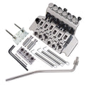 6 String Double Roll Tailpiece Saddle Tremolo Bridge System for Electric Guitar Replacement