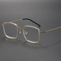 2023 New Trendy Vintage Eyeglass Frames Women's Optica Pure Titanium Ultra Light Square Shenzhen Eyewear Products