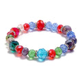 Wholesale Fashion Simple Colorful Elastic String Beaded Crystal Bracelet Cute Jewelry for Women for Weddings and Gifts