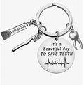 Funny Dentist Key Chains Hygienist Assistant Student Graduation Gift Dentist Orthodontist Keyring Dentist Gifts Dental Keychains