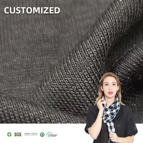Stretch Wrinkle Resistant Quick-dry Melange 97% Polyester 3% Spandex Brushed 1x1 Rib Fabric for T-shirt Girls Skirts Dresses
