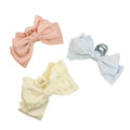 Women's 15.5CM Large Beautiful Fabric Hair Claws Ribbot Bow Hair Styling Accessories for Girls' Hair Styling