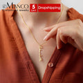 Dropshipping Personalized Custom PVD Gold Jewelry Plated Stainless Steel Vertical Signature Letter Name Necklace Birthday Gift