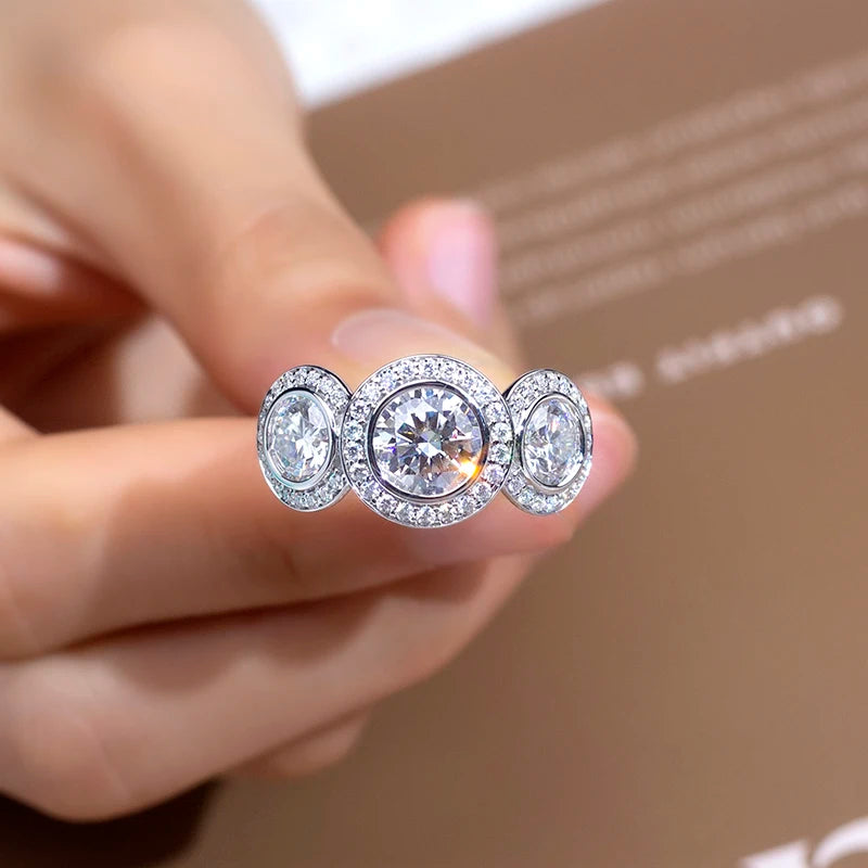 MSR-1493 Customized Jewelry 14K Gold IGI Round Cut Lab Grown Diamond Ring Engagement/Wedding Ring