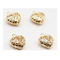 Beadsnice Gold Filled Heart Pendants Hollow love Pendant Necklace Accessories ID 41061