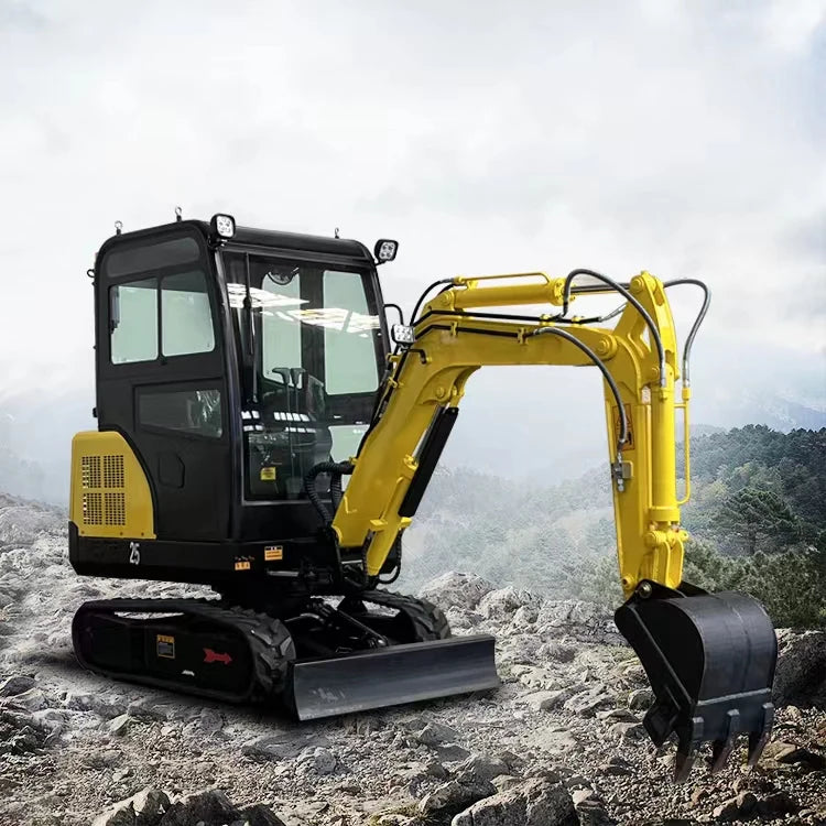 Free Shipping Earth-Moving Machinery 1 Ton 2 Ton 2.5Ton 3.5Ton Mini Excavator Mini Digger Bagger Ce Epa Excavadora Excavator