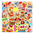 52Pcs Japanese Anime Anpanman Graffiti Stickers for Bottle Luggage Car Decoration Vinyl Cartoon Sticker