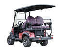 New Design 4 Seater (2+2) Electric Utility Golf Cart Flip-Flop Seat (Plastic) CE Certified 60V Battery 70-110km Range 30km/h