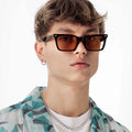 LBAshades 1008 Trendy Custom Logo Fashion Square Sunglasses Men Luxury Brand Designer Sunglasses for Women