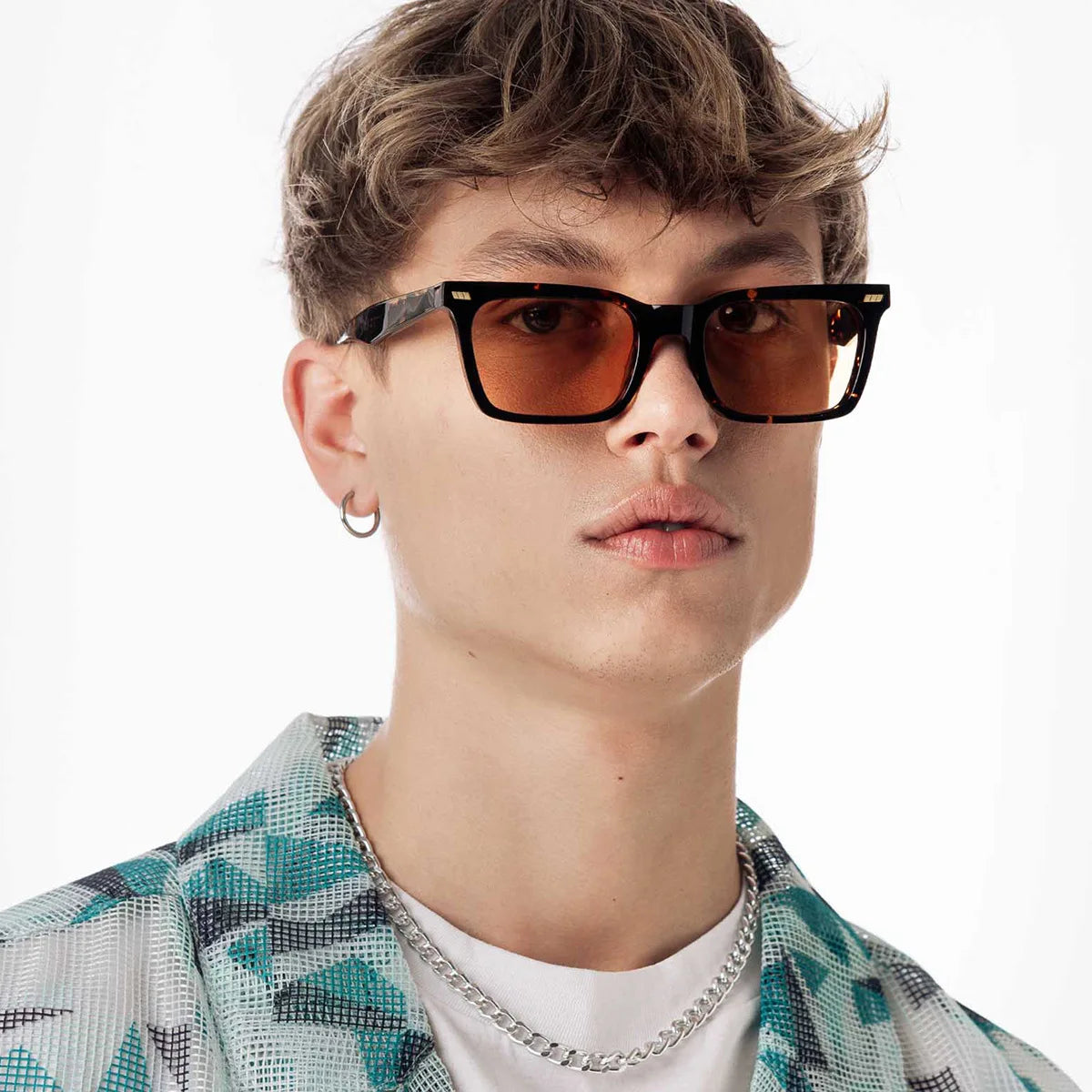 LBAshades 1008 Trendy Custom Logo Fashion Square Sunglasses Men Luxury Brand Designer Sunglasses for Women