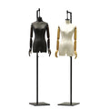 Fashion Men Mannequin Half Body Female Torso Headless Hanging Mannequin With Wooden Hand