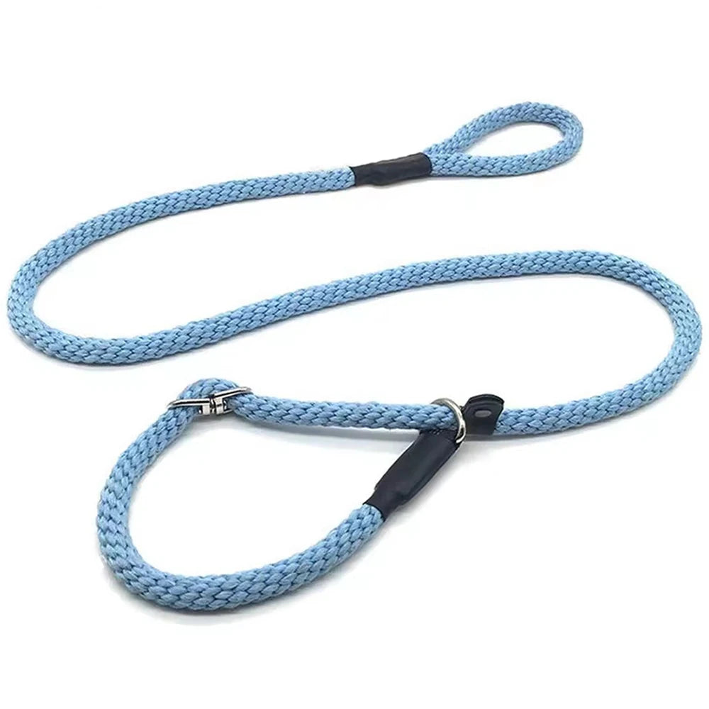 Multi-functional Adjustable Polyester/Nylon Rope Easy Walking Hands Free Personalized Dog Leash and Collar Set
