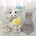 Wholesale High Quality Cute Hanging Custom Kitchen Hand Towel Cartoon Animal Embroidered Hand Towel