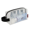 Portable Mesh Toiletry Wash Bag with Customized Private Label Logo Travel Gift Mesh Zipper Makeup Bags