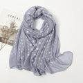 Women Pure Color Muslim Chiffon Hijab Solid Color Balinese Long Scarf Ladies Tassel All-match Viscose Shawl Muslim Hijab Tudung