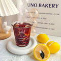 Ice Black Tea Lemon Aromatherapy Candle Luxury Unique Handmade Holiday Christmas Home Decor Birthday Gift Fruit Shape Simulated