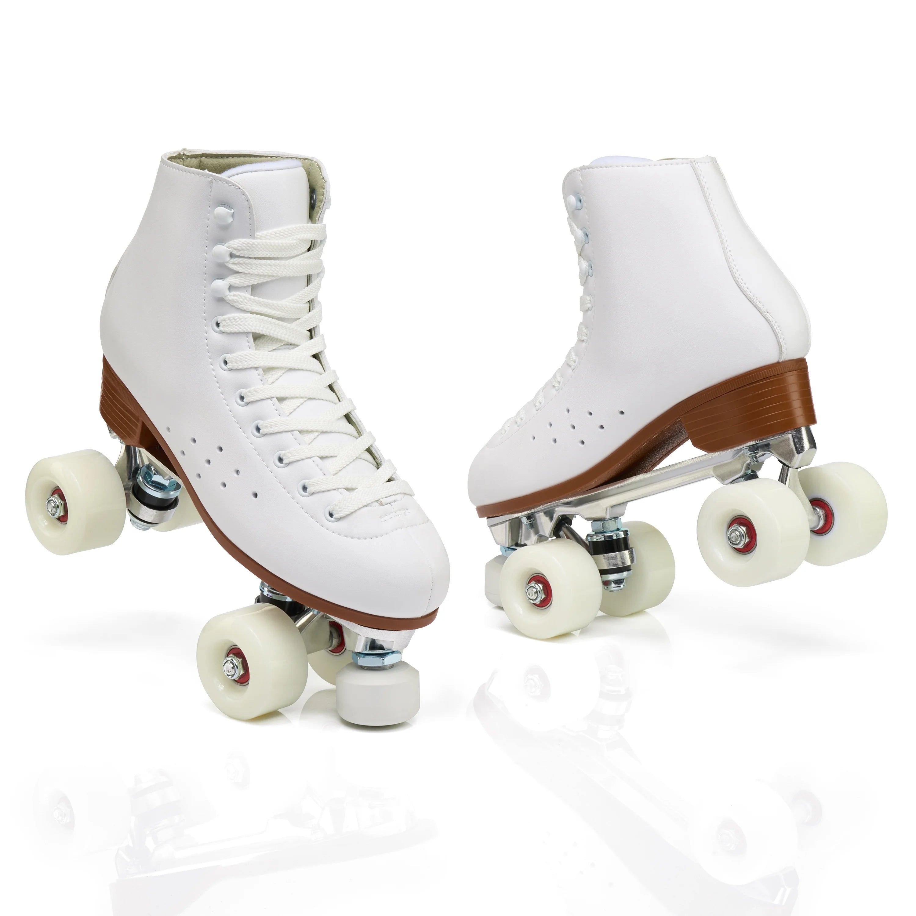 Factory Wholesale Custom High Quality Rental Double Row Four 4 Wheel Roller-Skate Shoes Boot Quad Roller Skate