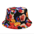 Customised High Quality Reversible Woman Man Spring Autumn Full Printing 100% Cotton Rain Bucket Hat