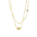 Europe America Multi-layer Triangle Accessories Necklace Sweater Clavicle Chain Jewelry Necklaces
