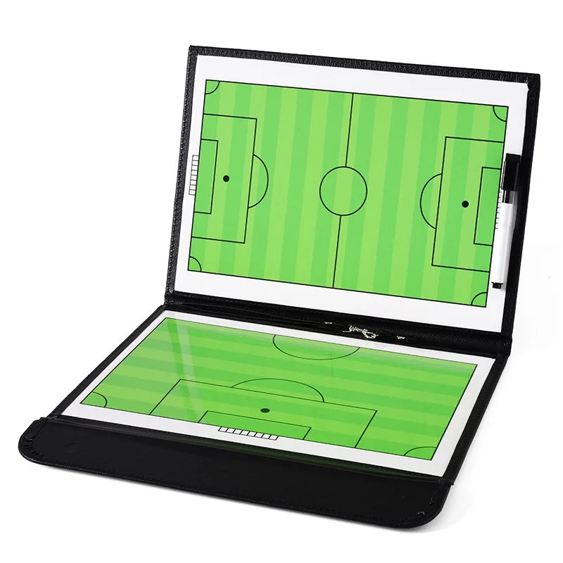 Magnetic Coach Clipboard Soccer Tactical Portable Referee Strategy Board Kit with Dry Erase Marker Pen Football Tactic Board