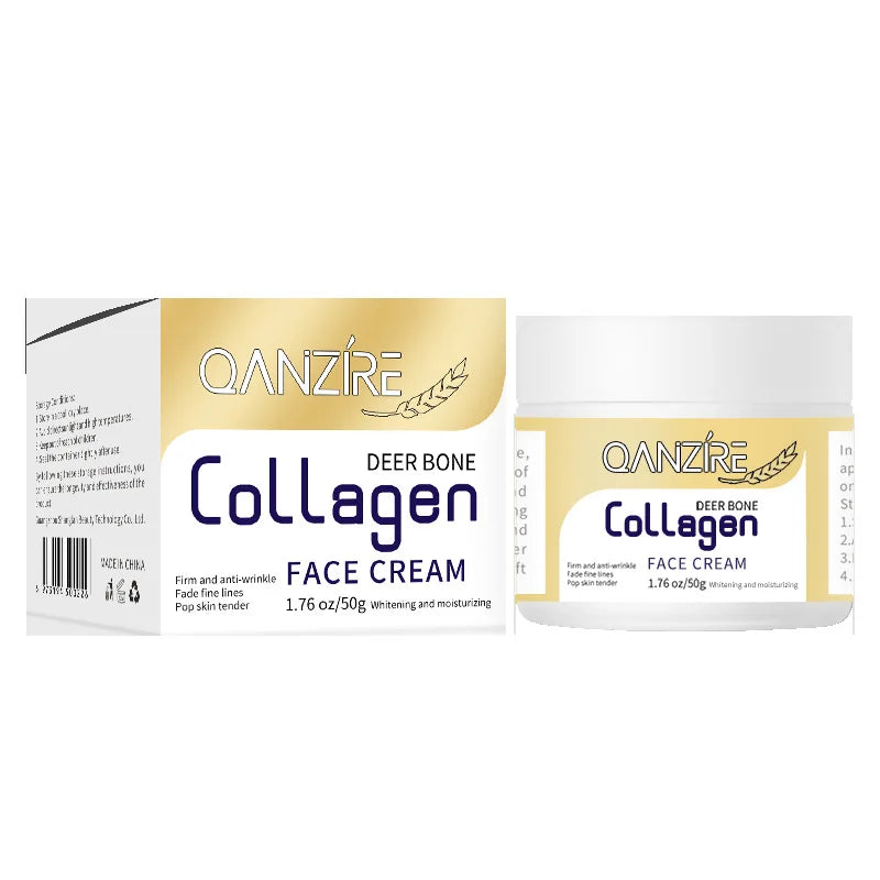 Glycerin-Based Facial Cream with Collagen and Minerals Moisturizing Skin Care Cream for Whitening and Nourishing