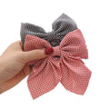 MIO New Korean Fashion Hair Accessories Large Butterfly Hair Clips Custom Pattern Plaid Bow Hair Decoration for Women
