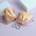Custom 12*16cm Velvet Suede Microfiber Drawstring Pouch Bags Personalized Small Jewelry Container