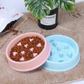 Universal Cats Dogs Heart Shaped Slow Feeder Bowls Food Dog Bowl for Puppy Slow Down Eating Pet Bowl